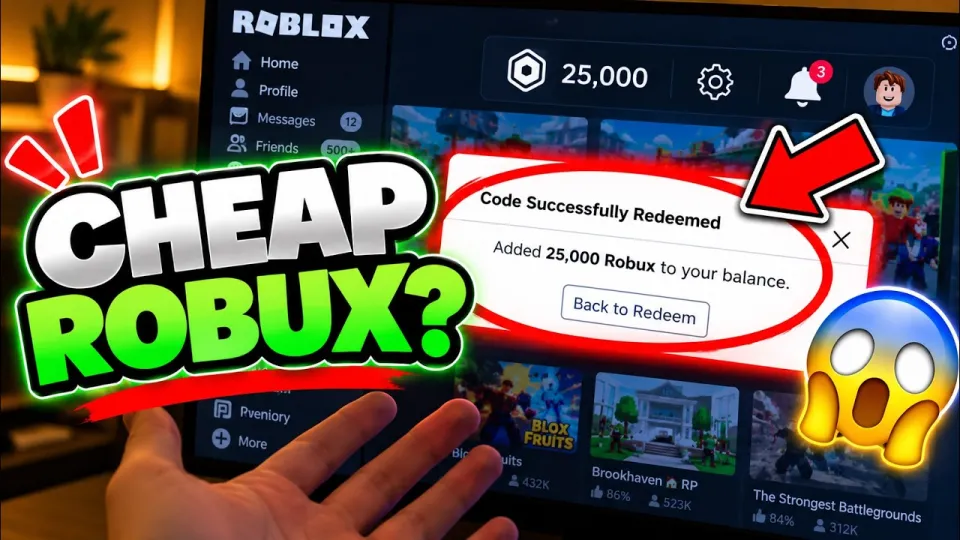 CHEAP ROBUX | I Found a Roblox Black Market Selling Cheap Robux 😳